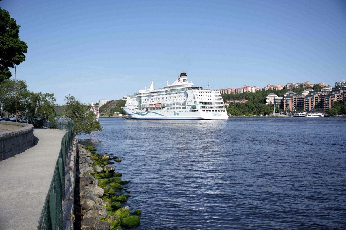 Die Birka Gotland von Viking Line vor Stockholm