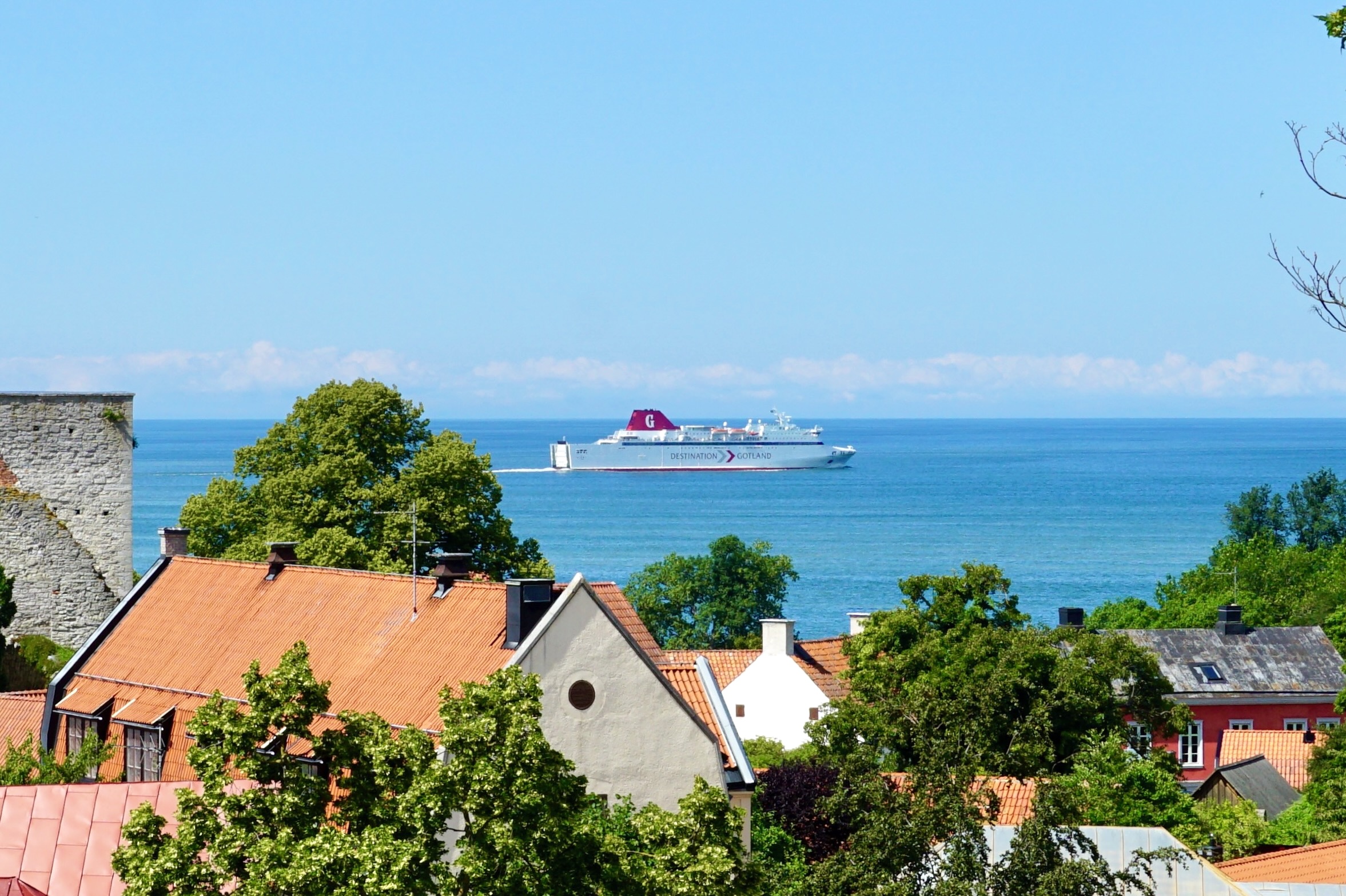 Fährhafen Nynäshamn am Morgen
